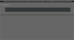 Desktop Screenshot of blackblog.sk